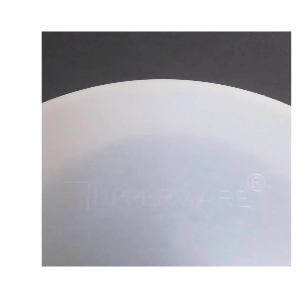 Tupperware Round Cake Taker Pie Carrier Translucent White 12.5 Inch Base Lid